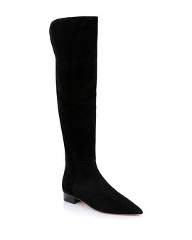 L'agence L'Agence Women's Grand Suede Pointed Toe Boots