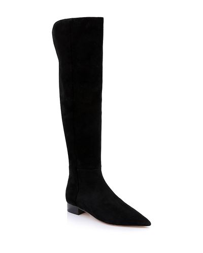 L'agence L'Agence Women's Grand Suede Pointed Toe Boots