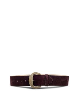 L'agence L'Agence Women's Roden Wide Suede Belt