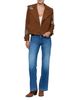 L'agence L'Agence Xoey Suede Crystal Trim Cropped Trench Coat - 2