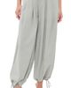 L'AGENCE L'AGENCE Ysola Drawstring Cuff Pants Ivory/Tan/Blue Plaid - 1