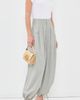 L'AGENCE L'AGENCE Ysola Drawstring Cuff Pants Ivory/Tan/Blue Plaid - 5