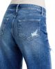 L'agence L'Agence Zelda Low Rise Slouchy Straight Leg Jeans in Atlantis Destruct - 5