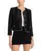 L'agence L'Agence Zell Crystal Trim Jacket - 1