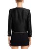 L'agence L'Agence Zell Crystal Trim Jacket - 4