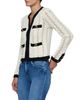 L'agence L'Agence Zephyra Cont Pointelle Cardigan Sweater - 4