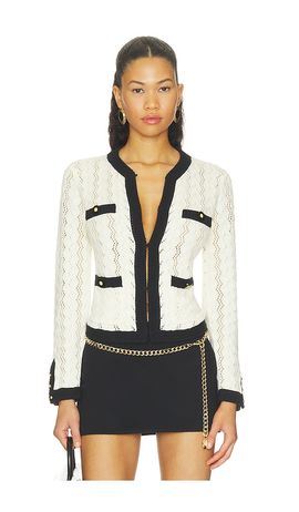L'AGENCE L'AGENCE Zephyra Pointelle Cardigan