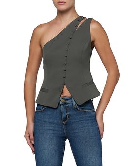 L'AGENCE L'AGENCE Zinnia One Shoulder Vest