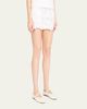 L'Agence Laina Eyelet Mini Shorts - 4