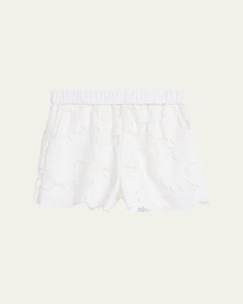 L'Agence Laina Eyelet Shorts