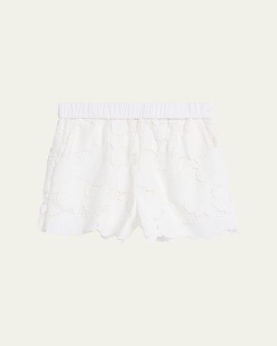 L'Agence Laina Eyelet Shorts