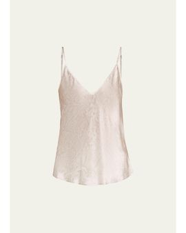 L'AGENCE Lexi Silk Jacquard Camisole