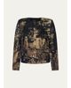 L'AGENCE Lian Tapestry Collarless Jacket - 1