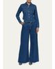 L'AGENCE Louis Fitted Denim Shirt - 2