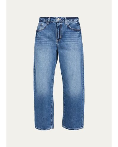 L'AGENCE Mallis Cropped Straight Jeans
