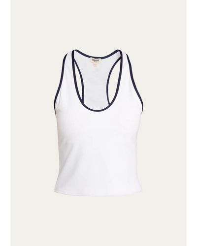 L'AGENCE Martina Racerback Tank Top