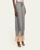 L'Agence Mirel Lace-Trim Satin Pants - 4