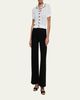 L'Agence Ninette Pointelle-Knit Cardigan - 2