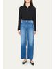 L'AGENCE Petite Scottie High-Rise Wide-Leg Jeans - 2