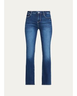 L'AGENCE Petite Selma High-Rise Bootcut Jeans