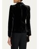 L'AGENCE Philippa Strong-Shoulder Tuxedo Blazer - 3