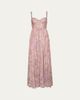L'Agence Rosette Paisley-Print Sweetheart Maxi Dress - 1