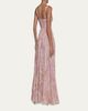 L'Agence Rosette Paisley-Print Sweetheart Maxi Dress - 3