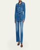 L'Agence Samaya Denim Safari Jacket - 2