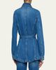 L'Agence Samaya Denim Safari Jacket - 3