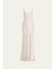 L'AGENCE Serita V-Neck Silk Maxi Dress - 1