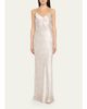 L'AGENCE Serita V-Neck Silk Maxi Dress - 2