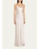 L'AGENCE Serita V-Neck Silk Maxi Dress - 4