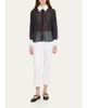 L'AGENCE Sona Polka-Dot Chiffon Blouse - 2