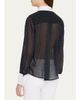 L'AGENCE Sona Polka-Dot Chiffon Blouse - 3