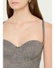 L'AGENCE Sonya Plaid Bustier Top - 5