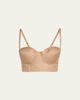 L'Agence Sonya Satin Bralette Bustier Top - 1