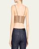 L'Agence Sonya Satin Bralette Bustier Top - 3