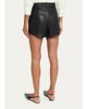 L'AGENCE Virelle Braided-Waistband Faux-Leather Shorts - 3