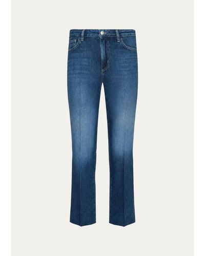 L'AGENCE Wanda High-Rise Cropped Wide-Leg Jeans