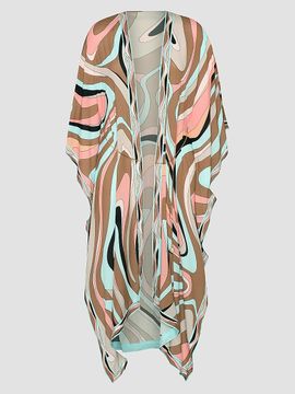 L'AGENCE Women's Abstract Swirl Kara Cover-Up