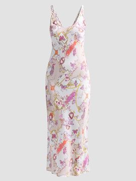 L'AGENCE Women's Akiya Floral Midi Dress