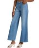 L'AGENCE Women's Alicent Sneaker High-Rise Wide-Leg Jeans - 4