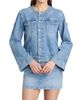 L'AGENCE Women's Anouk Denim Button-Front Jacket - 6