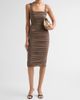 L'AGENCE Women's Anya Shirred Midi Dress - 2