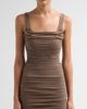 L'AGENCE Women's Anya Shirred Midi Dress - 5
