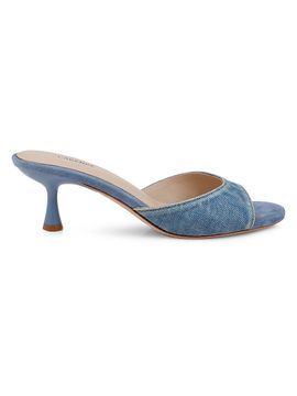 L'AGENCE Women's Arleen 60MM Denim Sandals