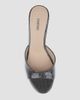 L'AGENCE Women's Arleen II 55MM Croc-Embossed Patent Leather Mules - 4