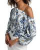 L'AGENCE Women's Asami Printed Chain One-Shoulder Blouse - 6