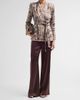 L'AGENCE Women's Aven Houndstooth Wrap Blazer - 2