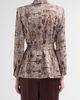 L'AGENCE Women's Aven Houndstooth Wrap Blazer - 3